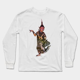 Thailand Kinnaree – Figure Of Thai Spiritual Good Fortune Long Sleeve T-Shirt